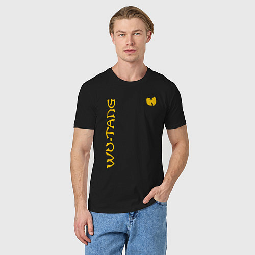 Мужская футболка WU TANG CLAN LOGO YELLOW / Черный – фото 3