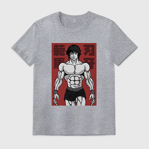 Мужская футболка Эстетика Баки / Меланж – фото 1