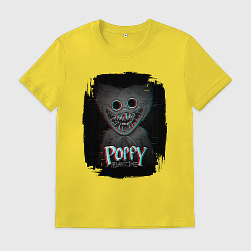 Мужская футболка Poppy Playtime: Glitch / Желтый – фото 1