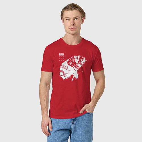 Мужская футболка The 2nd Law - Muse / Красный – фото 3