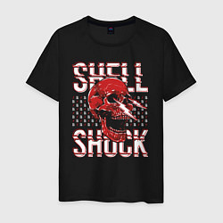 Футболка хлопковая мужская SHLSHK Skull Collection, цвет: черный