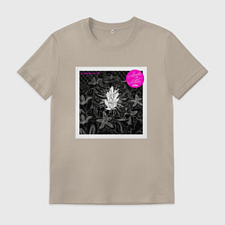 Футболка хлопковая мужская Amore e morte, цвет: миндальный