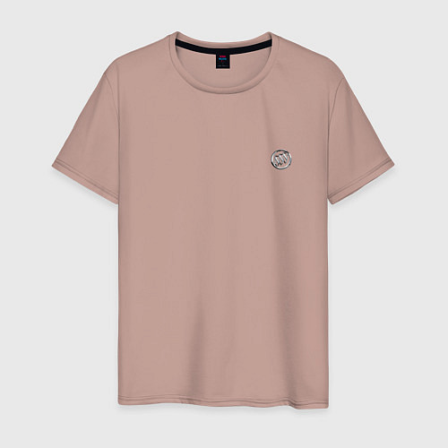 Мужская футболка Buick Mini Logo / Пыльно-розовый – фото 1