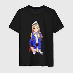 Футболка хлопковая мужская The pet girl of sakurasou, цвет: черный