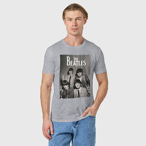 Мужская футболка Легендарные музыканты / Меланж – фото 3