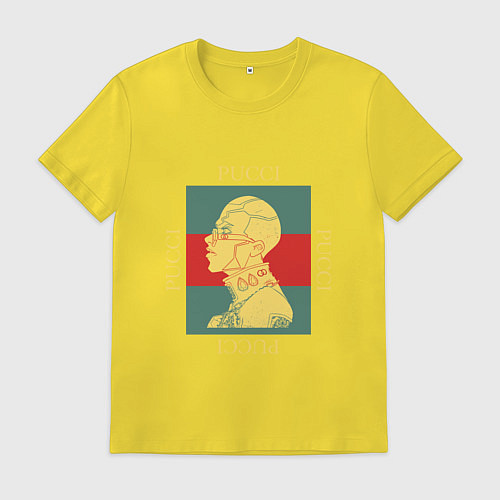 Мужская футболка PUCCI GOLD ПУЧЧИ ЗОЛОТО / Желтый – фото 1