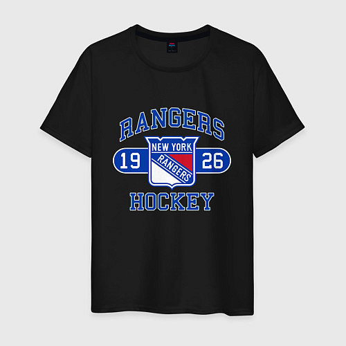 Мужская футболка Нью Йорк Рейнджерс, New York Rangers / Черный – фото 1