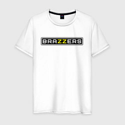 Футболка хлопковая мужская Brazzers, цвет: белый