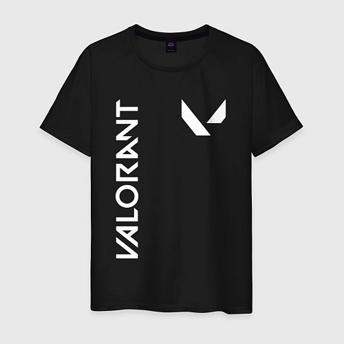 Мужская футболка Valorant - Logo / Черный – фото 1