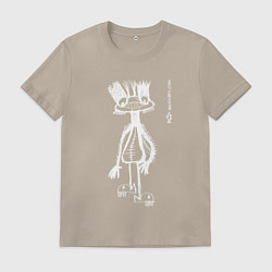 Футболка хлопковая мужская Frooogggile Color, цвет: миндальный