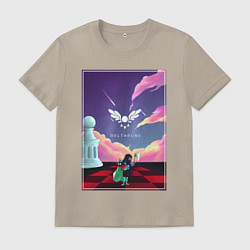 Футболка хлопковая мужская Deltarune Vol 8, цвет: миндальный
