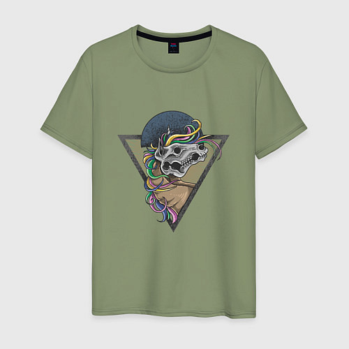 Мужская футболка Мертвый единорог / Авокадо – фото 1