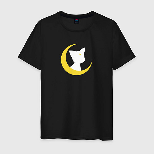 Мужская футболка Артемис для Луны / Черный – фото 1