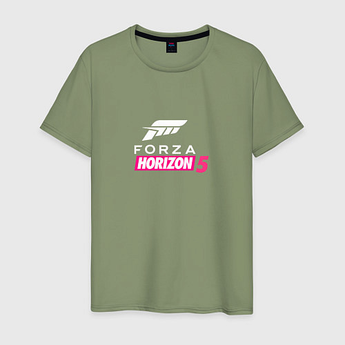 Мужская футболка Forza Horizon 5 Logo white / Авокадо – фото 1