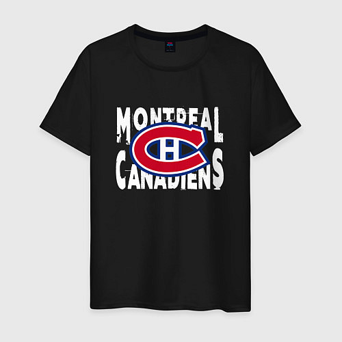 Мужская футболка Монреаль Канадиенс, Montreal Canadiens / Черный – фото 1