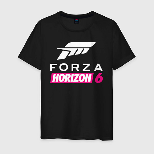 Мужская футболка Forza Horizon 6 logo / Черный – фото 1