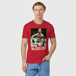 Футболка хлопковая мужская Конор МакГрегор McGregor, цвет: красный — фото 2