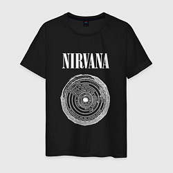 Футболка хлопковая мужская Nirvana Нирвана Круги ада, цвет: черный