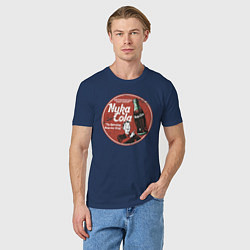 Футболка хлопковая мужская Nuka Cola Ice Cold Retro, цвет: тёмно-синий — фото 2