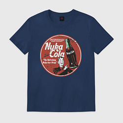 Футболка хлопковая мужская Nuka Cola Ice Cold Retro, цвет: тёмно-синий