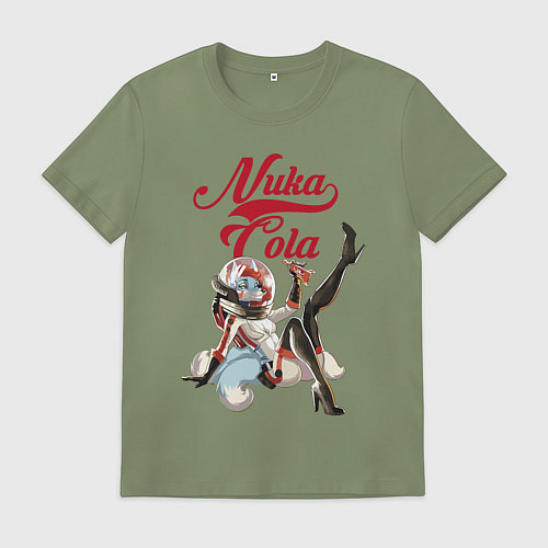 Мужская футболка Fallout Nuka Cola Furry Poster / Авокадо – фото 1