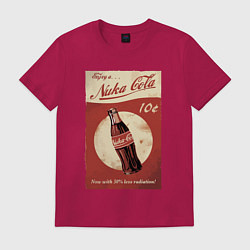 Футболка хлопковая мужская Fallout Nuka Cola Poster Pop art, цвет: маджента
