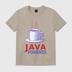 Футболка хлопковая мужская JAWA POWERED, цвет: миндальный