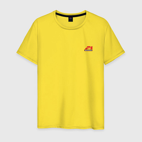 Мужская футболка F1 McLaren спина / Желтый – фото 1