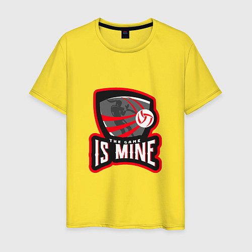 Мужская футболка The Game Is Mine / Желтый – фото 1