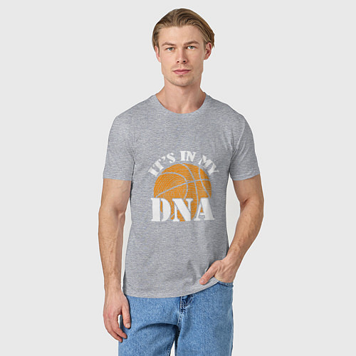 Мужская футболка ДНК Баскетбол / Меланж – фото 3