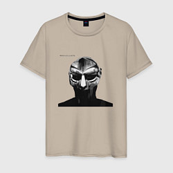 Футболка хлопковая мужская Madvillainy, цвет: миндальный