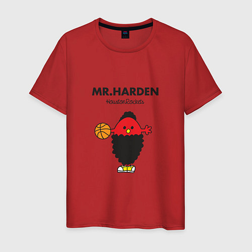 Мужская футболка Мистер Харден / Красный – фото 1