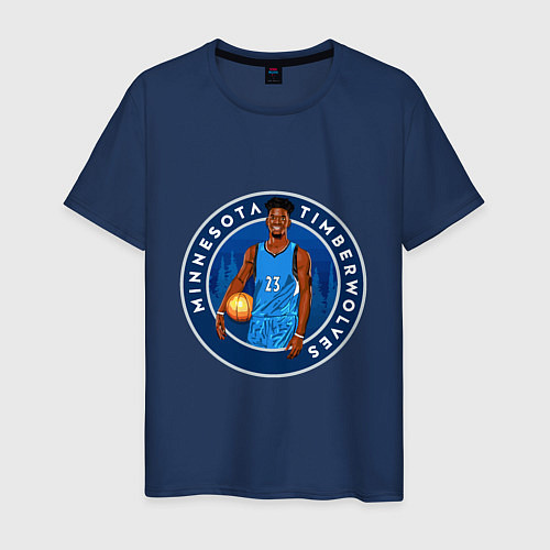 Мужская футболка Minnesota Timberwolves / Тёмно-синий – фото 1