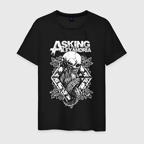 Мужская футболка Asking alexandria Александрия / Черный – фото 1