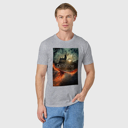 Мужская футболка Фантастические твари: Тайны Дамблдора / Меланж – фото 3