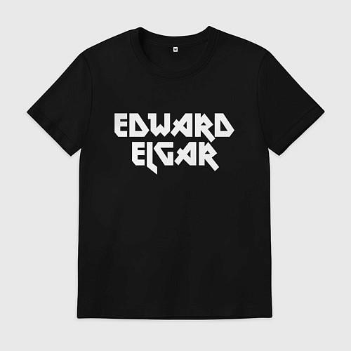 Мужская футболка Эдуард Элгар / Черный – фото 1