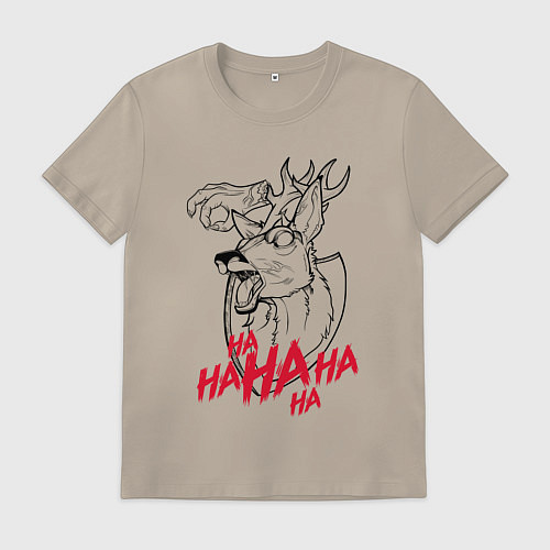 Мужская футболка The animated scarecrow / Миндальный – фото 1