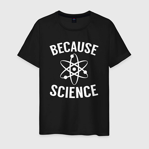 Мужская футболка Atomic Heart: Because Science / Черный – фото 1