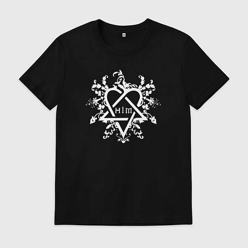 Мужская футболка Him universal / Черный – фото 1