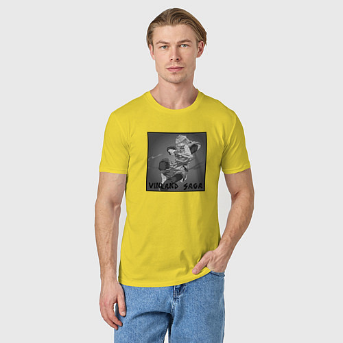 Мужская футболка Торфинн с мечами / Желтый – фото 3