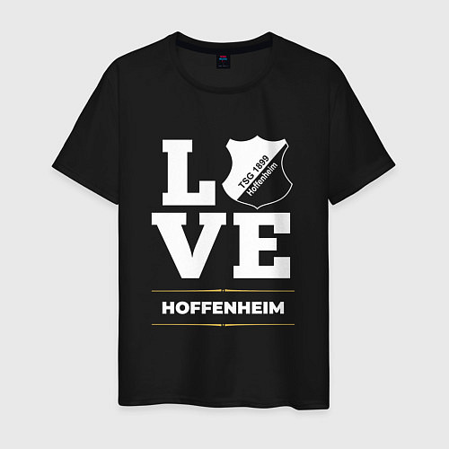 Мужская футболка Hoffenheim Love Classic / Черный – фото 1