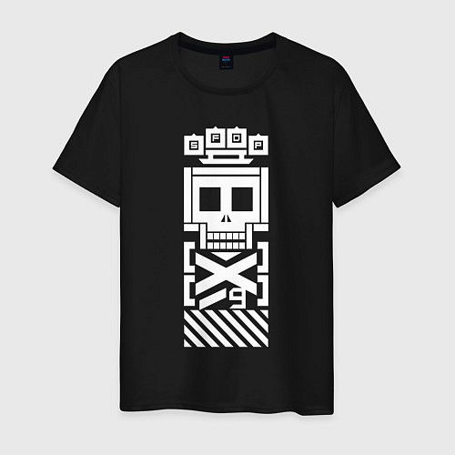 Мужская футболка AfterLife 5FDP logo / Черный – фото 1