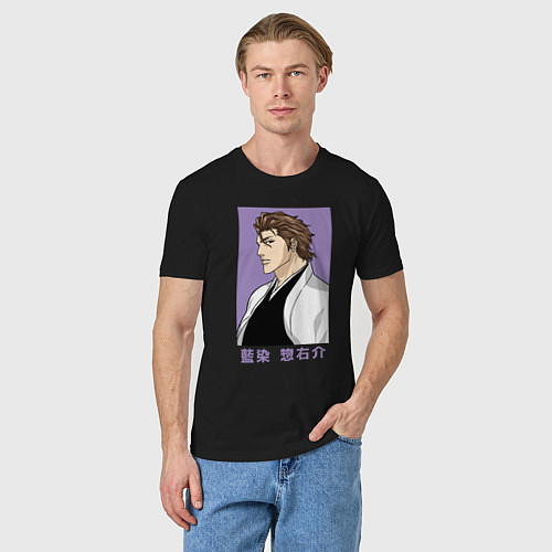 Мужская футболка Капитан Айдзен / Черный – фото 3