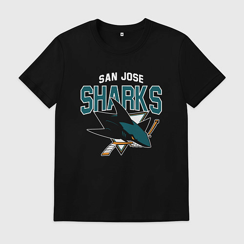 Мужская футболка SAN JOSE SHARKS NHL / Черный – фото 1