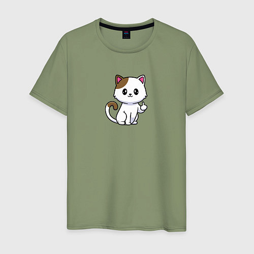 Мужская футболка Rude cat / Авокадо – фото 1