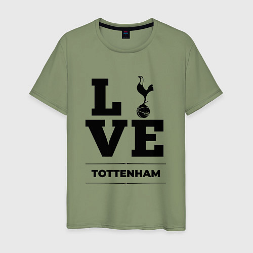 Мужская футболка Tottenham Love Классика / Авокадо – фото 1