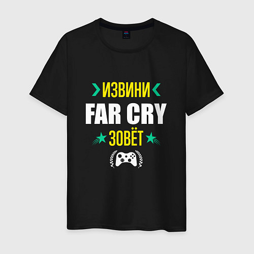 Мужская футболка Извини Far Cry Зовет / Черный – фото 1