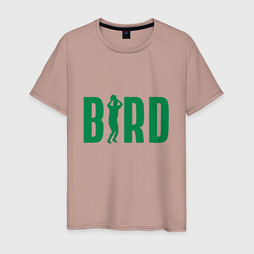 Мужская футболка Bird -Boston / Пыльно-розовый – фото 1