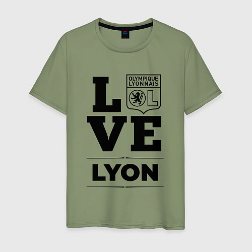 Мужская футболка Lyon Love Классика / Авокадо – фото 1
