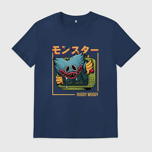 Мужская футболка Japan Huggy Wuggy / Тёмно-синий – фото 1